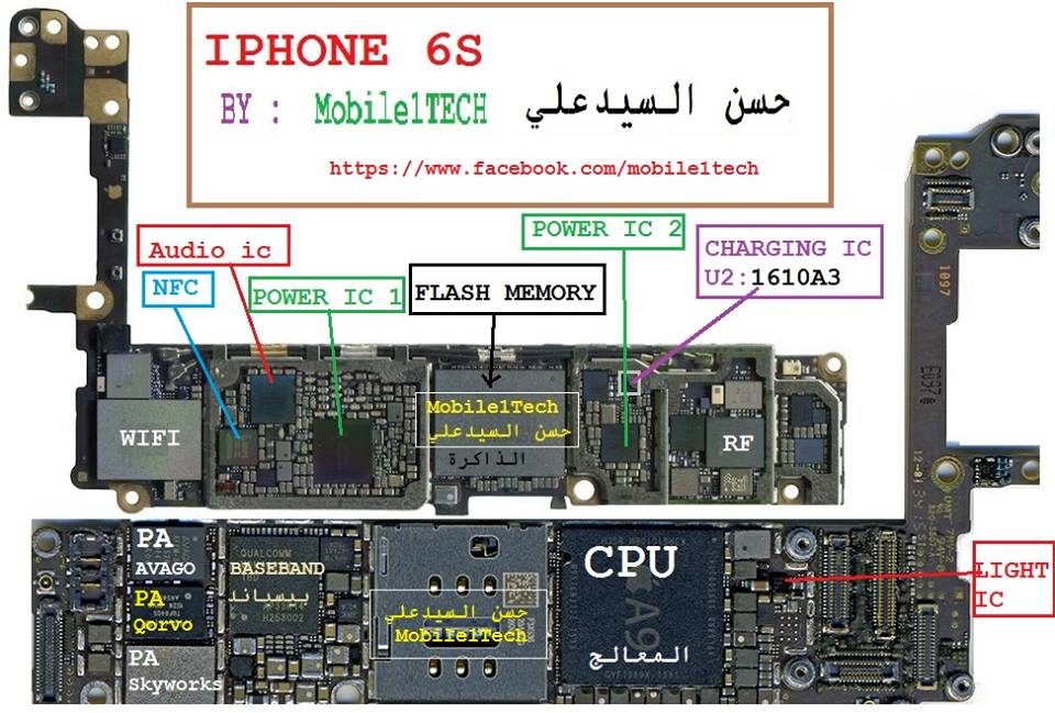 IPHONE 6 All SCHEMATIC Diagram 100% Working Jumper