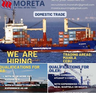 job vacancy at container ship