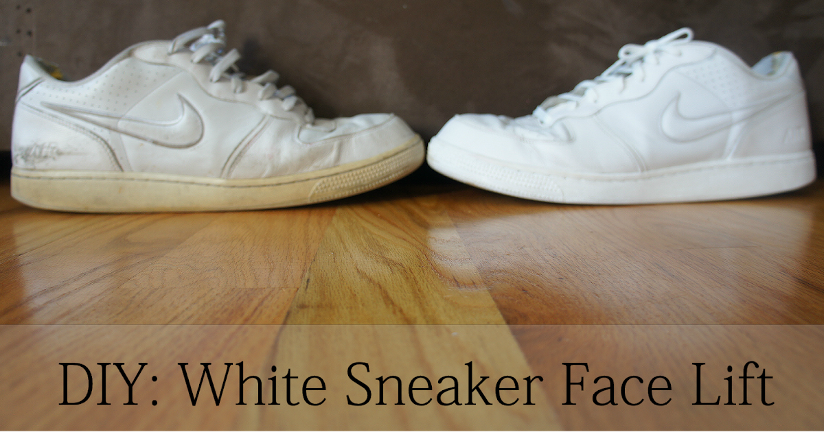 Positively Amy DIY How to Clean White Sneakers