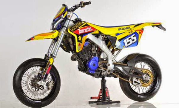 modifikasi motor cross satria fu