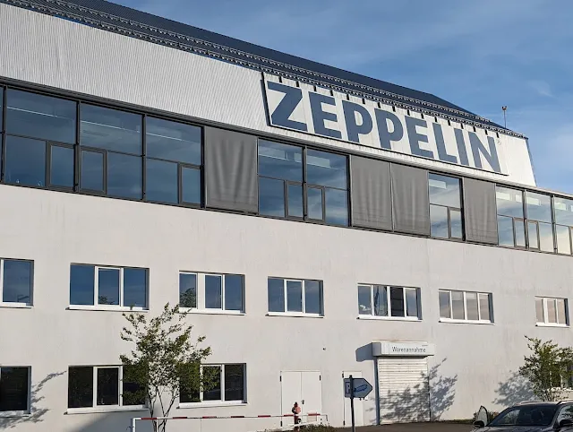 Zeppelin hangar in Friedrichshafen, Germany
