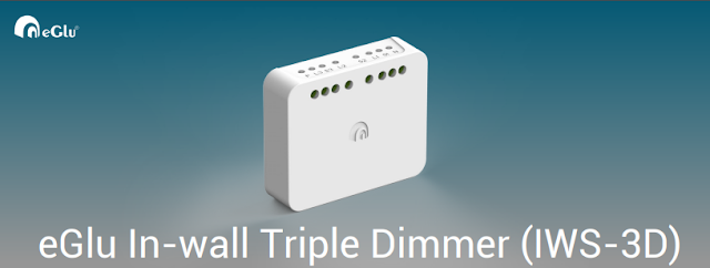 eGlu Home Automation In-wall Triple Dimmer (IWS-3D)