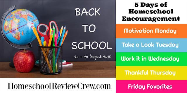 http://schoolhousereviewcrew.com/take-a-look-tuesday-5-days-of-homeschool-encouragement/