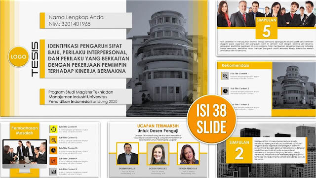 Slide PPT yang Bagus untuk Sidang Tesis