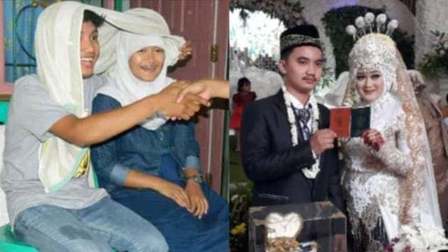 Awalnya Bercanda Nikah-nikahan di Zaman SMP, Sekarang Pasangan Ini Benar-benar Menikah