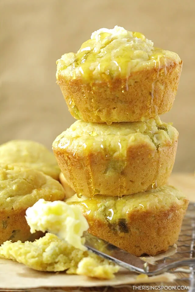 Honey Cornbread Muffins Recipe (Moist, Tender & Slightly Sweet)