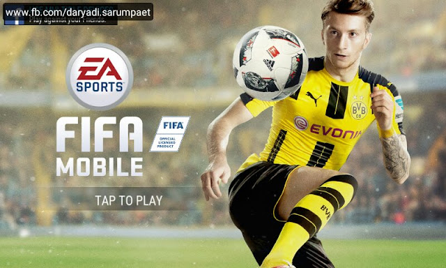 fifa mobile soccer android game opening screen