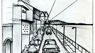 Contoh Gambar Perspektif Jalan