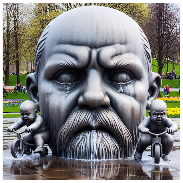 Skulptur i «Vigelandsparken» lag ved hjelp av kunstig intelligens.