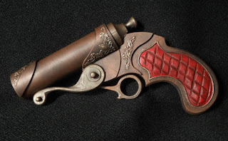 steampunk pistol large bore barrel