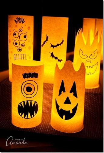 1 monstruos halloween manualdades niños reciclados