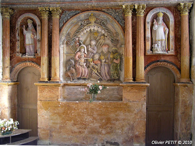 AUTREVILLE (88) - L'église paroissiale Saint-Brice (Intérieur)