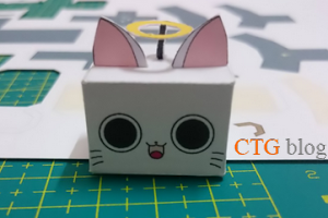 cat papercraft cute easy