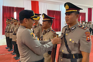 Sejumlah Perwira di Polres Halmahera Barat Berganti
