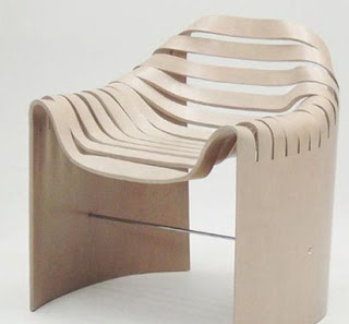 Molded Plywood Chair by Naruse Inokuma Architects