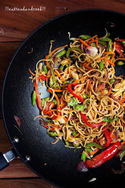 how to make Veg Chow Mein recipe and preparation