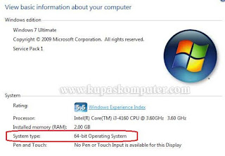 operating system windows 7 64 bit