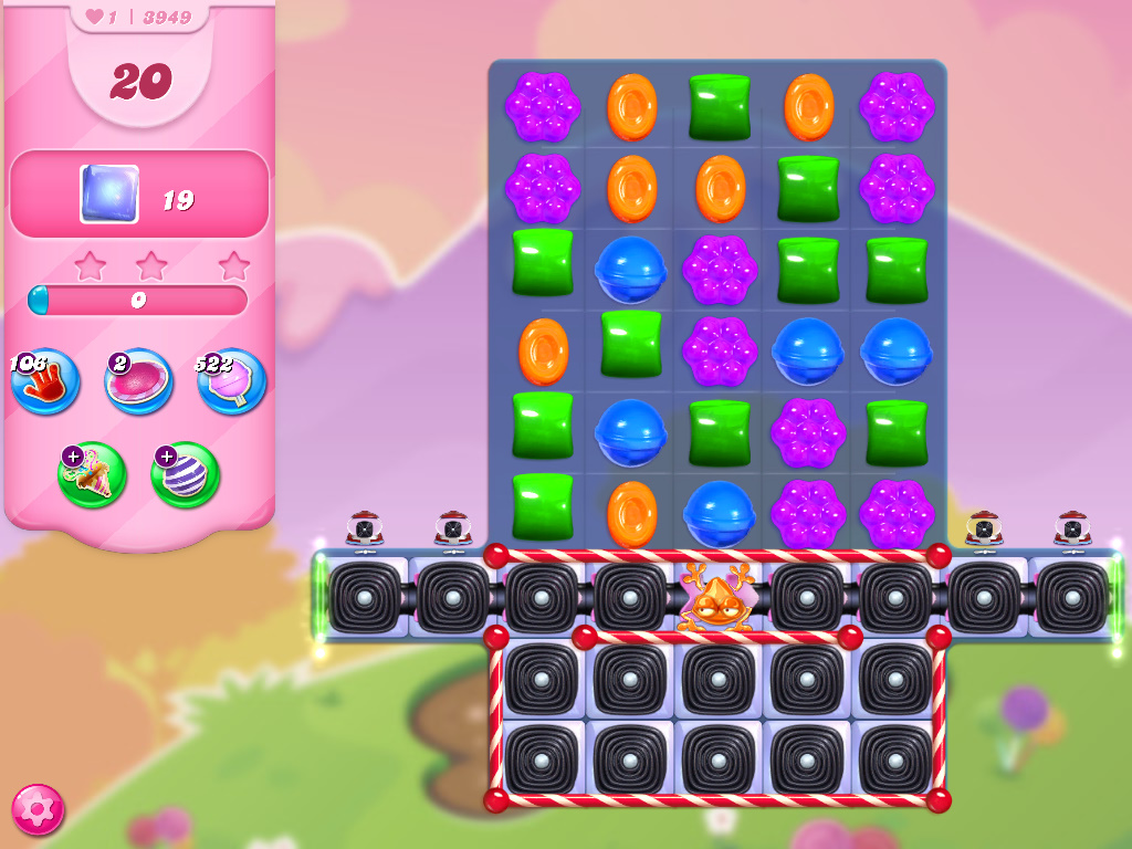 Candy Crush Saga level 3949