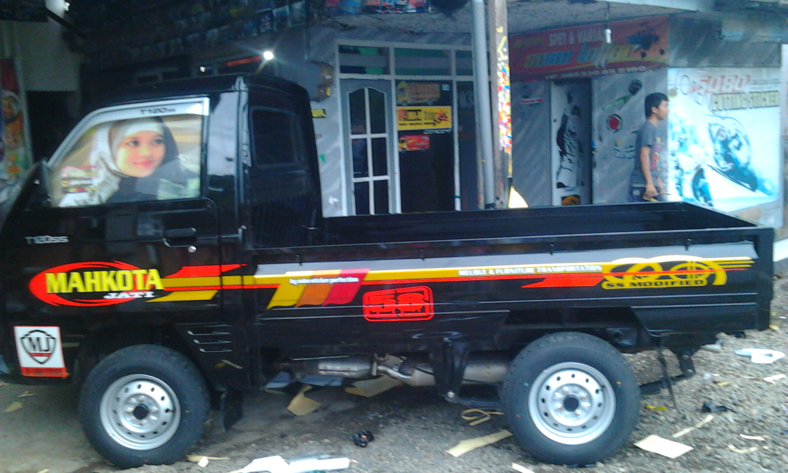 Top Cutting Sticker Mobil Pick Up L300 Terbaru Modifotto