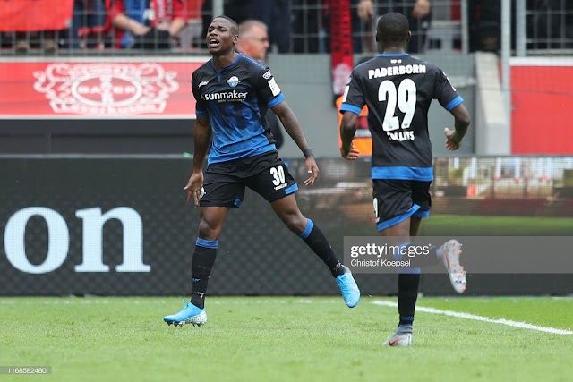 Jamilu Collins Scores Consolation In Paderborn Gallant Defeat to Bayern Munich 