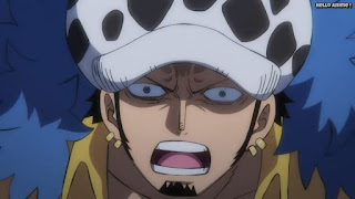 ワンピースアニメ 1017話 トラファルガー・ロー かっこいい トラ男 Trafalgar Law | ONE PIECE Episode 1017