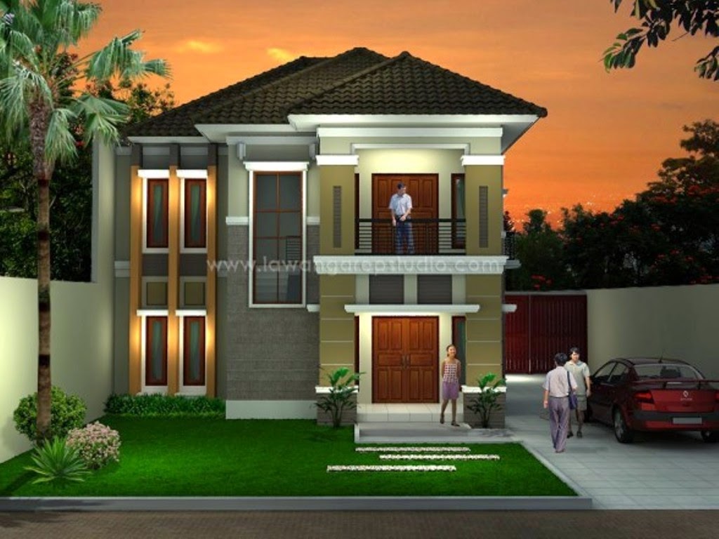 Kumpulan Desain  Rumah  Mewah  Minimalis  2 Lantai Design 