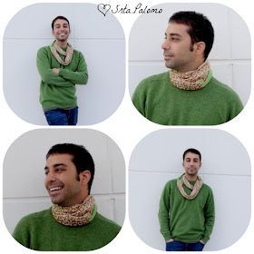 Victor Flores, arquitecto y emprendedor, con snood by Srta.Palomo