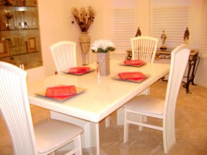 White Color-concept Dining Room