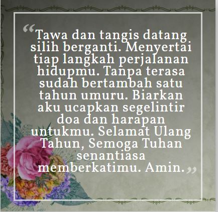 doa hari lahir terbaik