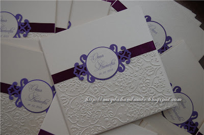 invitatii nunta handmade