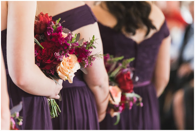 photo of bridesmaids bouquets