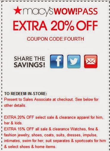 macys coupons