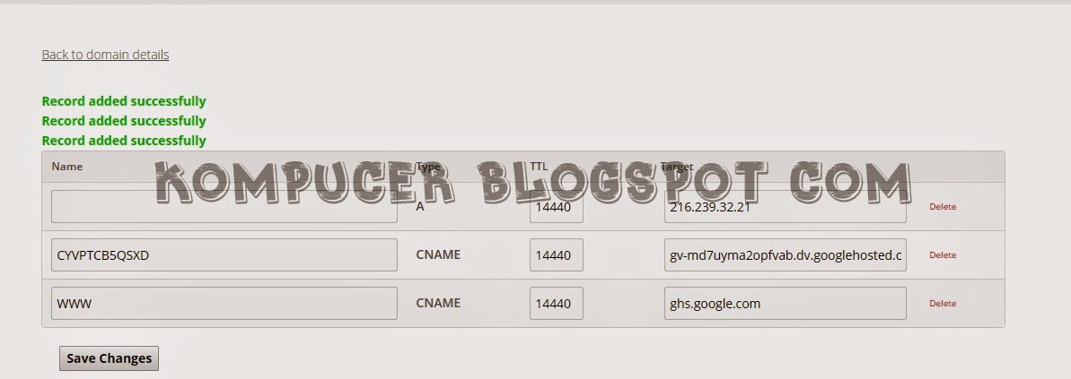 Cara Setting Domain Blogspot Ke Dot TK 2015