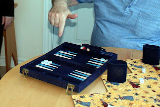 Freddy was the King of backgammon and, of course, crokinole!