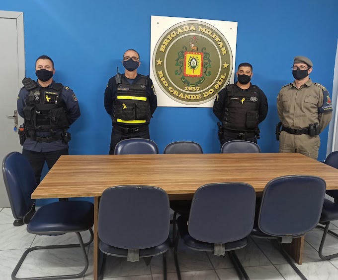 Subcomandante do 26º BPM se reúne com a Guarda Municipal e Guarda de Trânsito de Cachoeirinha