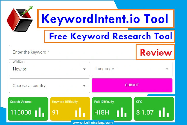 keyword intent tool website
