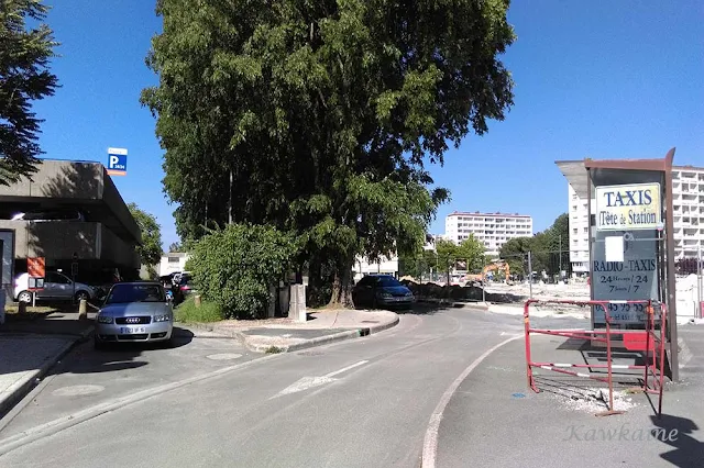 Emplacement de la gare de la CFD