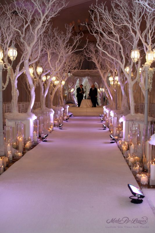 Winter event decor used to be synonymous with colors such as red