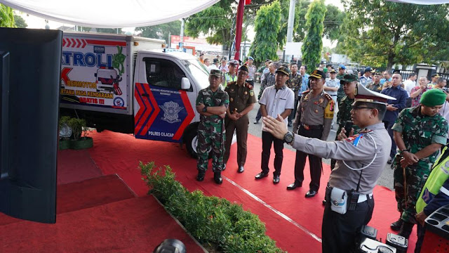 Satlantas Polres Cilacap Launching Inovasi P3K dan Aplikasi Lewat Cilacap