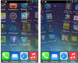 Free iPhone 5S Launcher Theme