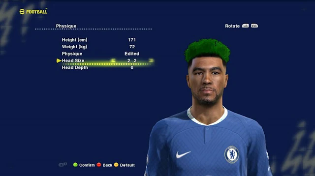 Faces Reece James For PES 2013