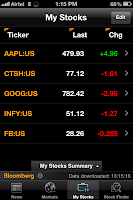 BLOOMBERG IPhone App 01