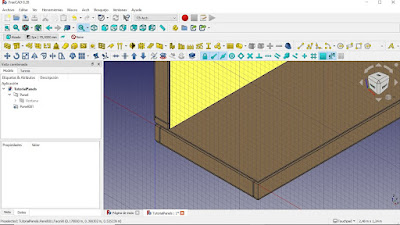 Modelado de panel sandwich en FreeCAD