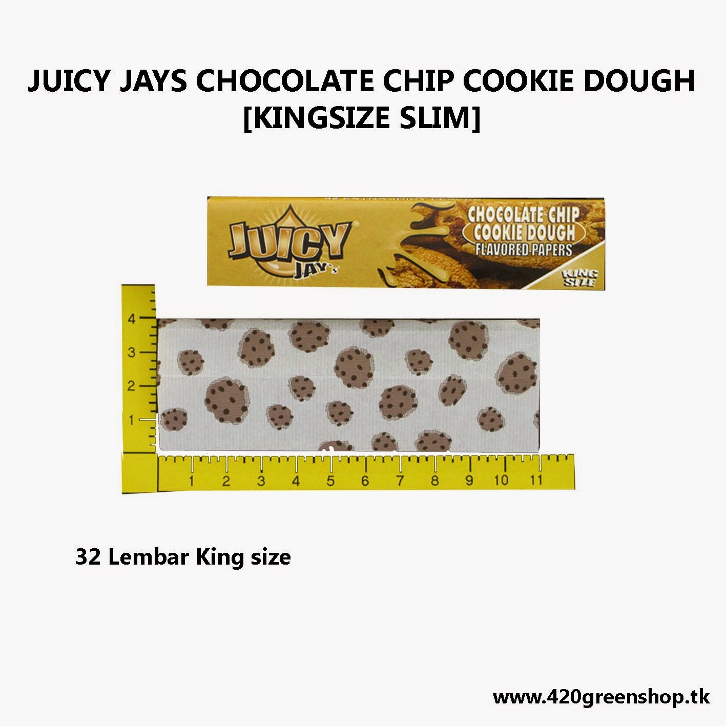 Juicy Jays Chocolate Chip Cookie Dough [King size]