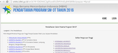 CARA PENDAFTARAN ONLINE SM-3T