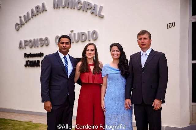 Prefeito Luciano Pimenta, vice e vereadores eleitos tomam posse em Afonso Cláudio