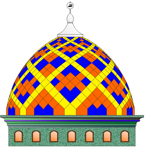 gambar kubah masjid moderen