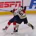 Brad Marchand destroys Matthew Tkachuk with colossal hit (Video)