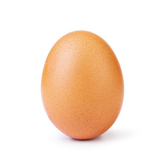 صورة البيضة الشهيرة الأكثر إعجاباً على إنستقرام
