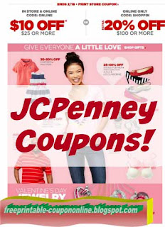 Free Printable JcPenney Coupons